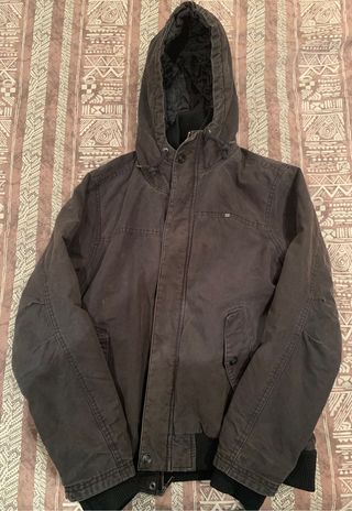 Chaqueta vintage Quicksilver negra Y2K Gorpcore