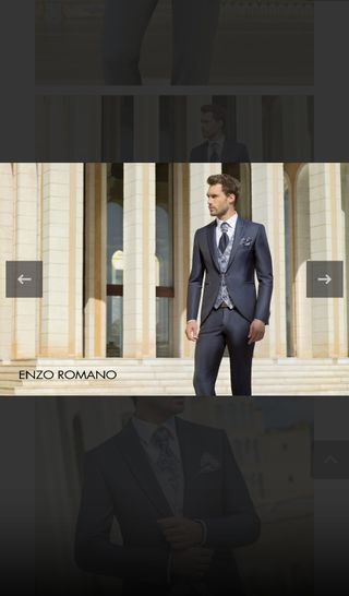 Traje de novio de Enzo Romano