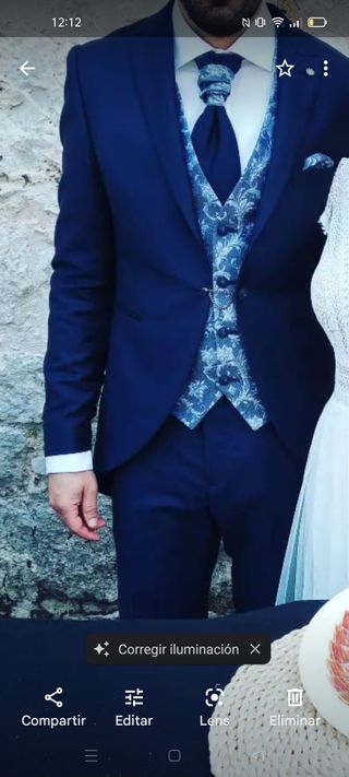 Traje de novio de Enzo Romano