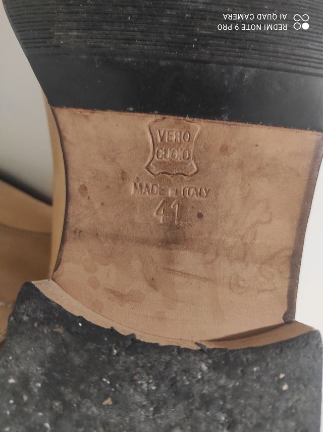 Scarpe in pelle uomo, numero 41