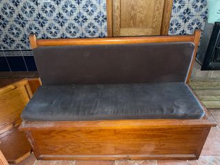 Banco madera esquinero