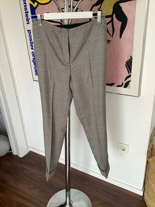 Pantalón pinza pata gallo Purificación García