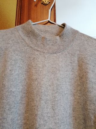 Jersey gris de lana