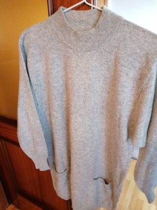 Jersey gris de lana