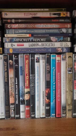 Lote de películas más de 90 DVDS