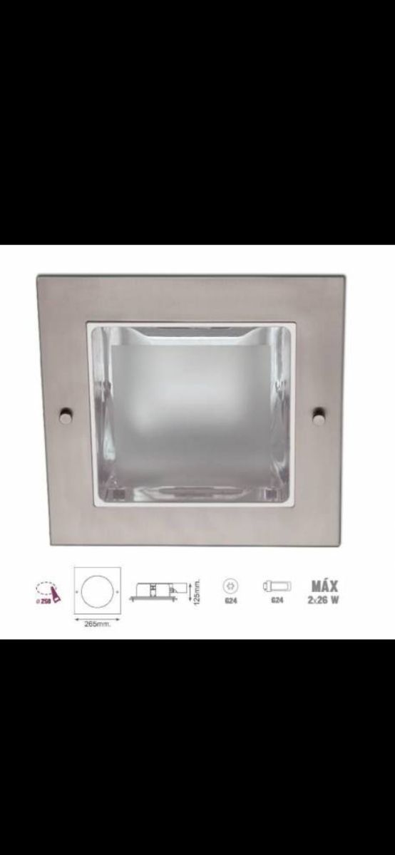 foco dowlight empotrable cuadrado