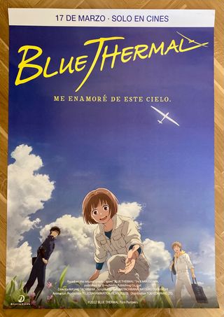 Poster Cine Blue thermal. 