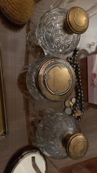 Juego de tocador antiguo de 6 piezas