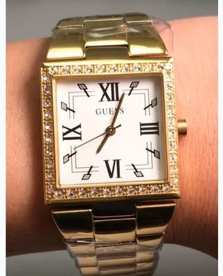 RELOJ GUESS DORADO MUJER ,  NUEVO