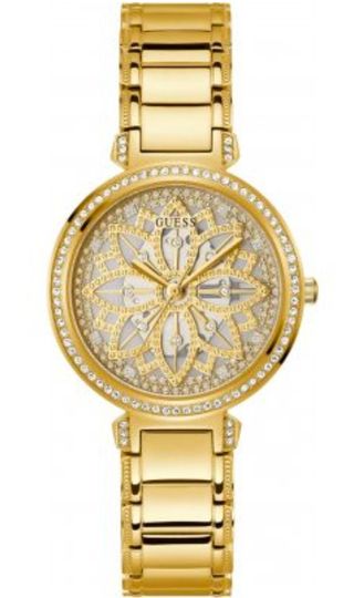 RELOJ GUESS DORADO MUJER ,  NUEVO