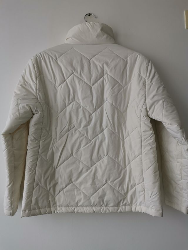 Plumífero blanco talla M