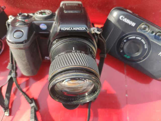 lote 3 maquinas de fotos 2 analgicas 1 digital