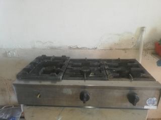 cocina 3 fuegos industrial