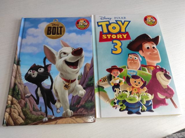 Libros Toy Story 3 y Bolt