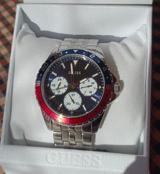 RELOJ GUESS tipo PEPSI ,  NUEVO
