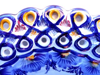 Plato decorativo cerámica Alcobaça