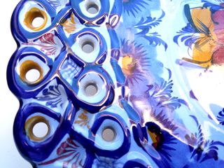 Plato decorativo cerámica Alcobaça