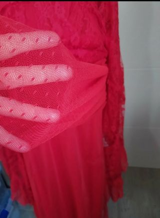 Vestido Rojo Boda T. 36/38 ❤💃