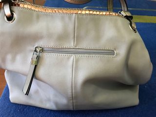 Borsa grande in similpelle con pietre luminose