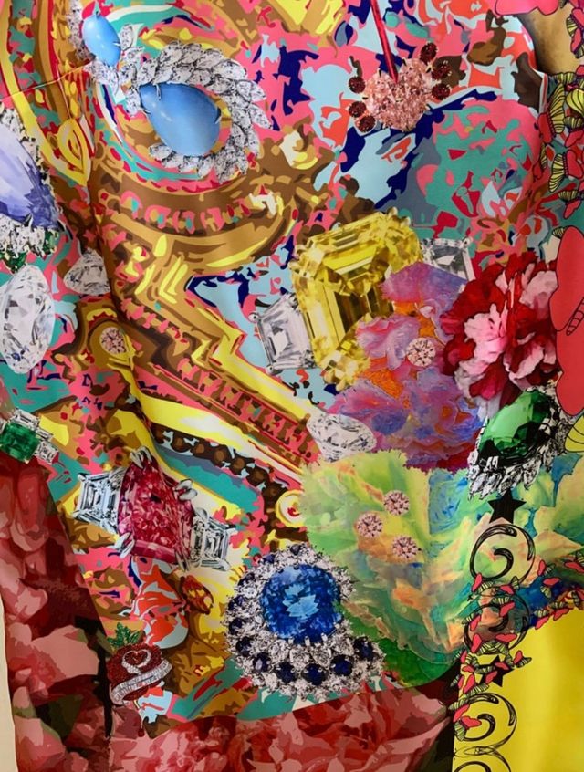 Vestido estampado NENETTE