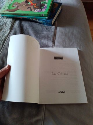 libro la odisea contada a los niños