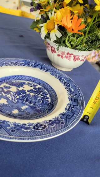 PLATO HONDO "OLD WILLOW" ALFRED MEAKIN.