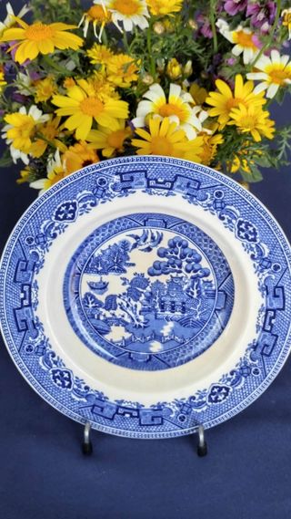 PLATO HONDO "OLD WILLOW" ALFRED MEAKIN.