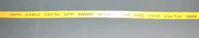 Cable UTP cat 5e