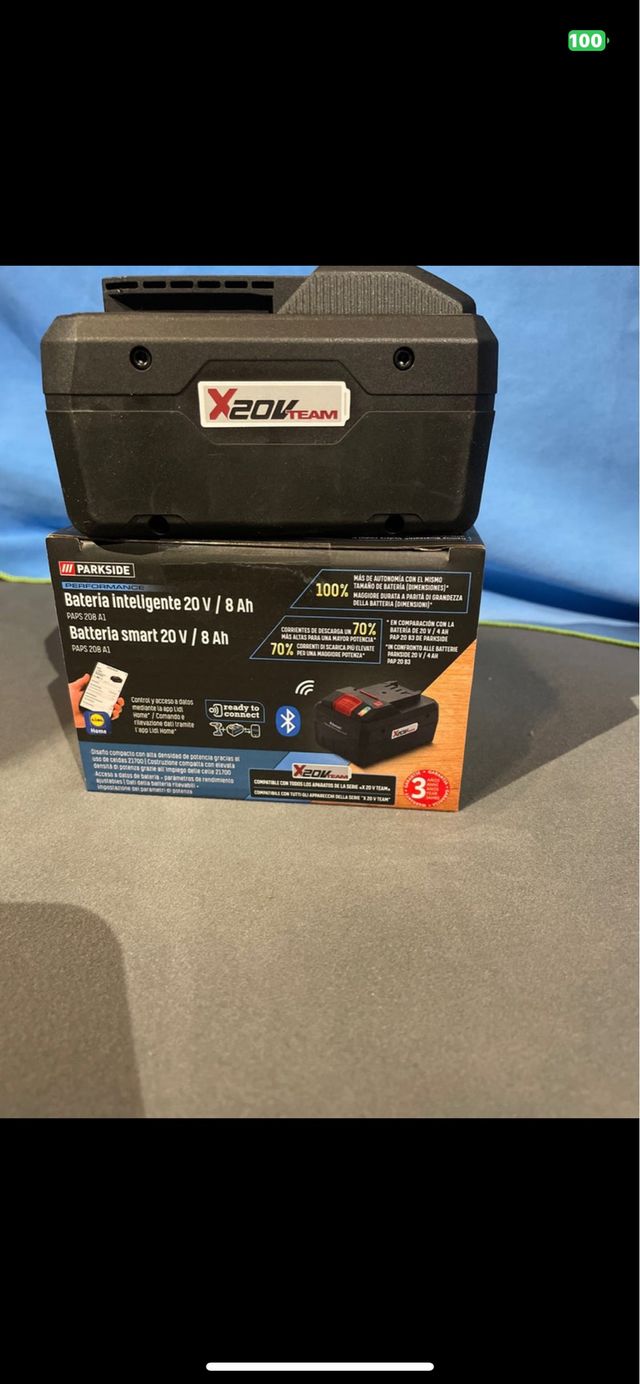 Bateria Parkside 8Ah em segunda mão durante 40 EUR em Llombai na WALLAPOP