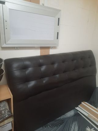 Cabezal cama de matrimonio venge