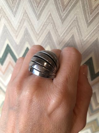 Anillo plata marca Ciclón