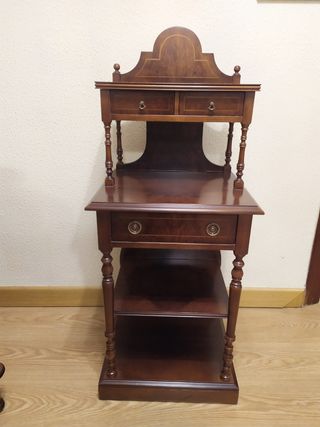 Mueble multifunción madera maciza marquetería