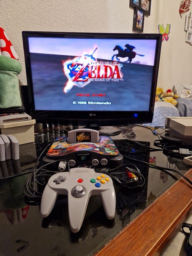 Nintendo 64 edición Zelda ocarina of time + Zelda