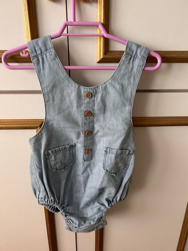 Peto vaquero azul claro