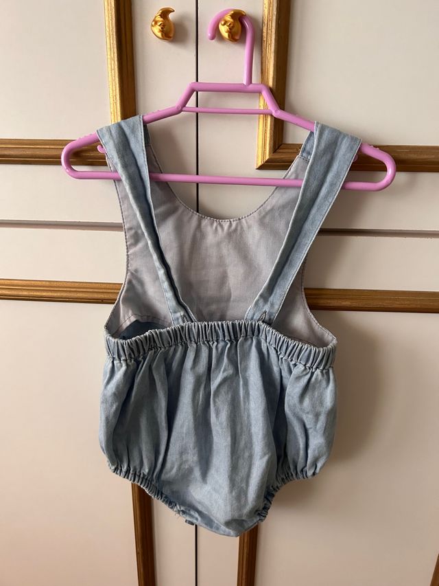 Peto vaquero azul claro