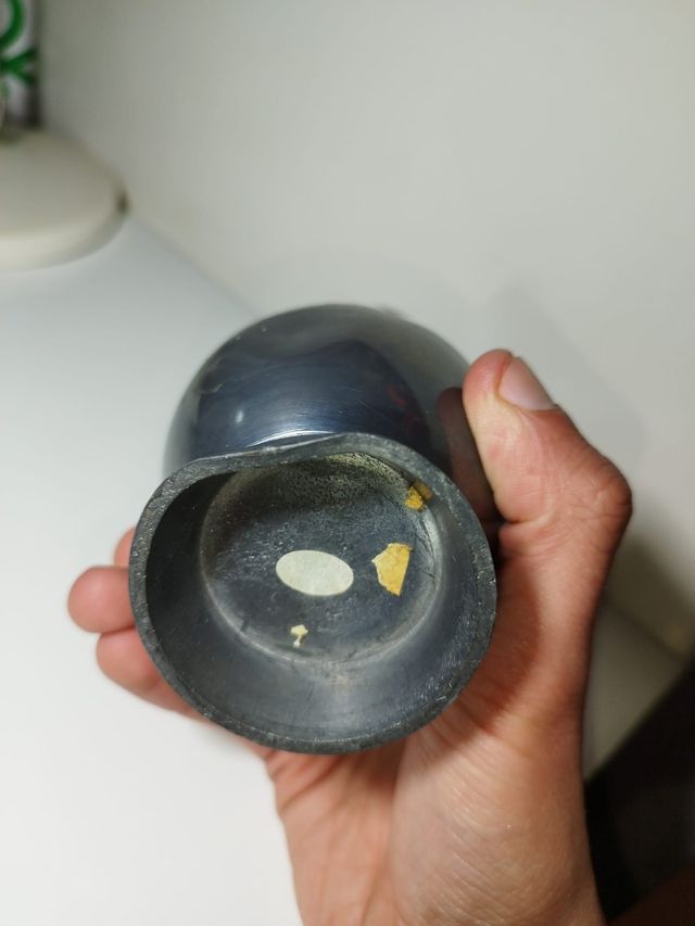 jarron de estaño y niquel