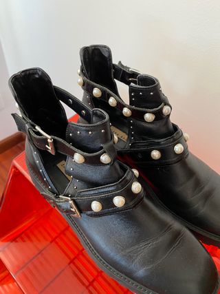 Botines piel Zara