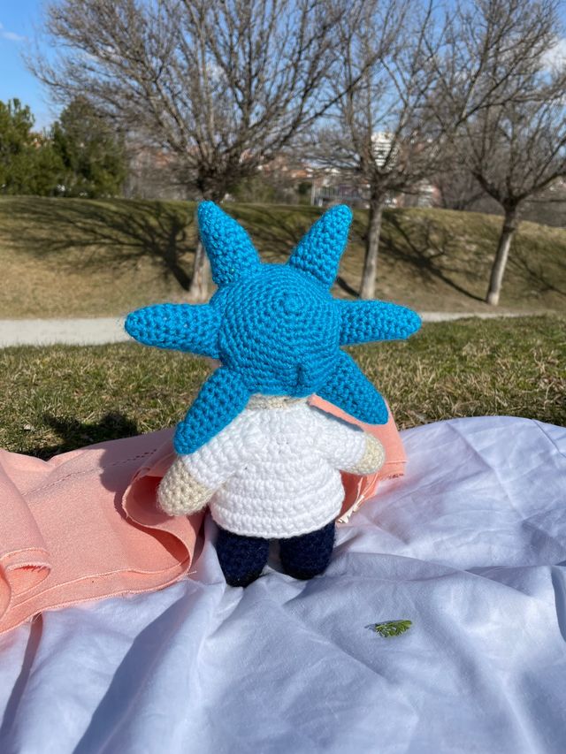 Amigurumi Rick/Crochet Rick/Peluche serie tv