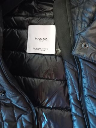Abrigo plumas Mango