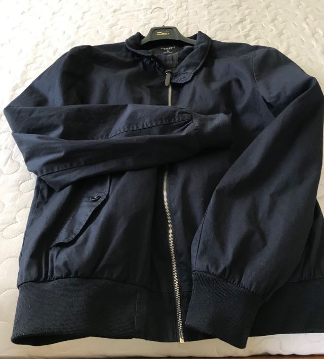 Cazadora hombre azul