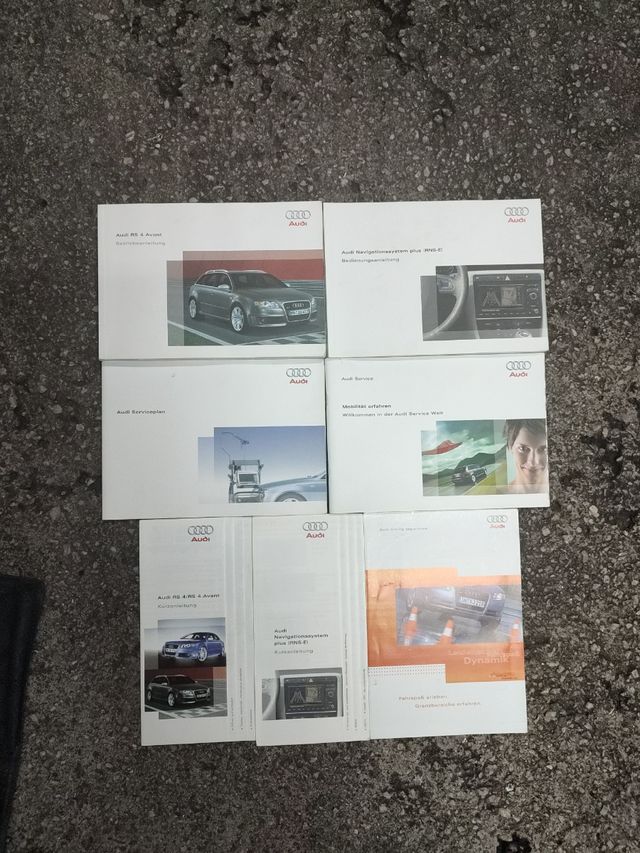manuales originales Audi rs4 b7