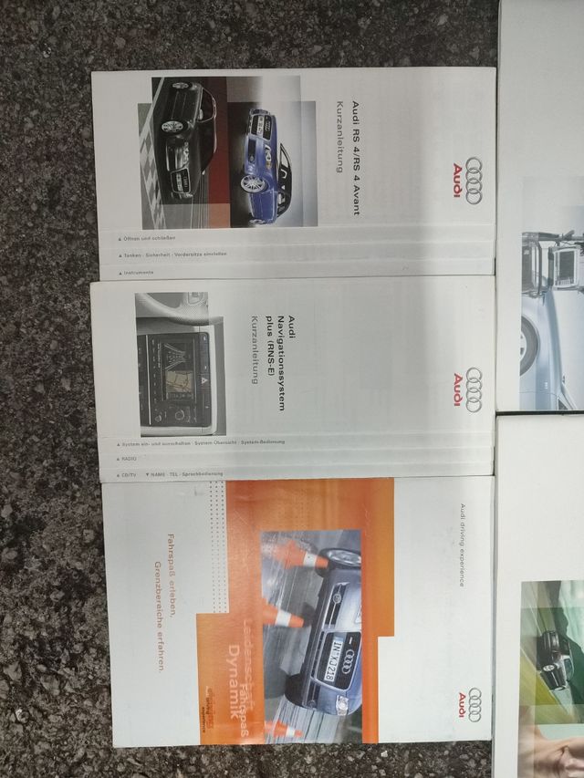 manuales originales Audi rs4 b7