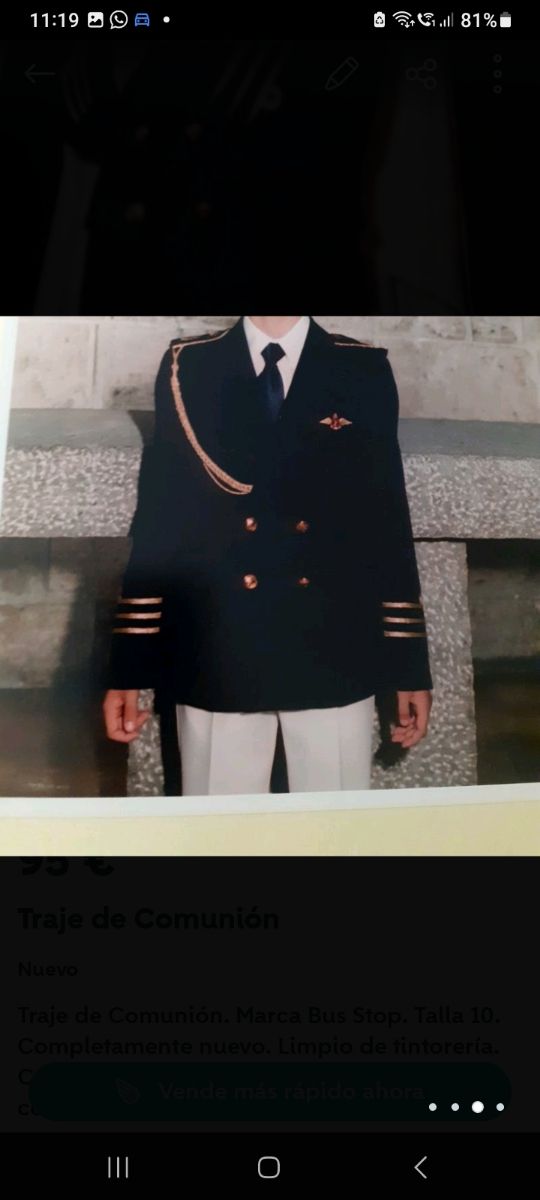 Traje de comunión