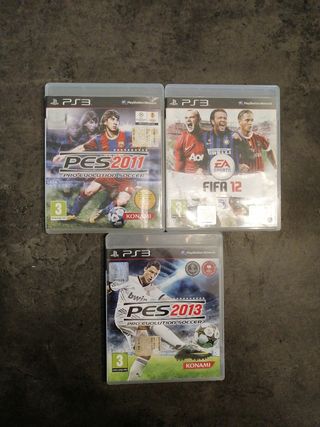 PES e FIFA _LOTTO DI 3 GIOCHI PER PS3