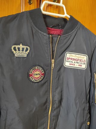 Bomber azul marino Springfield 