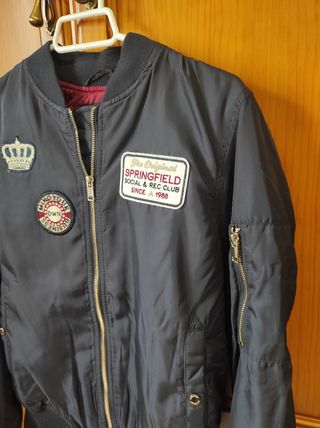 Bomber azul marino Springfield 