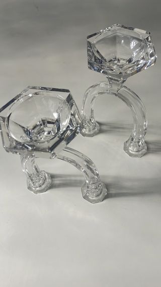 CANDELABRI, STATUINE IN CERAMICA e ATOMIUM..