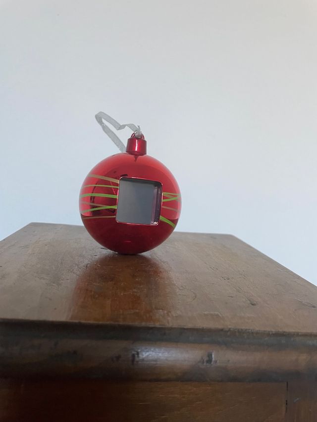 Cornice digitale natalizia da appendere