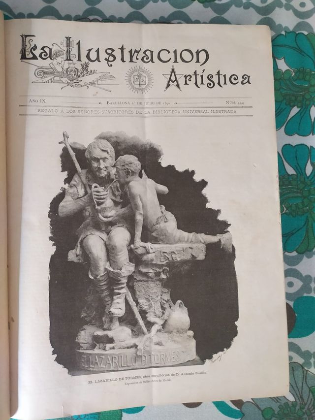Revistas La Ilustración Artística encuadernadas