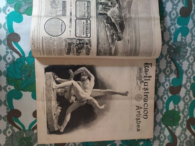 Revistas La Ilustración Artística encuadernadas